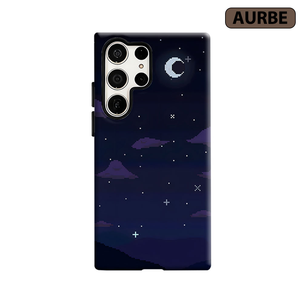 Custom Night Sky - Pixel Night Sky Phone Case For