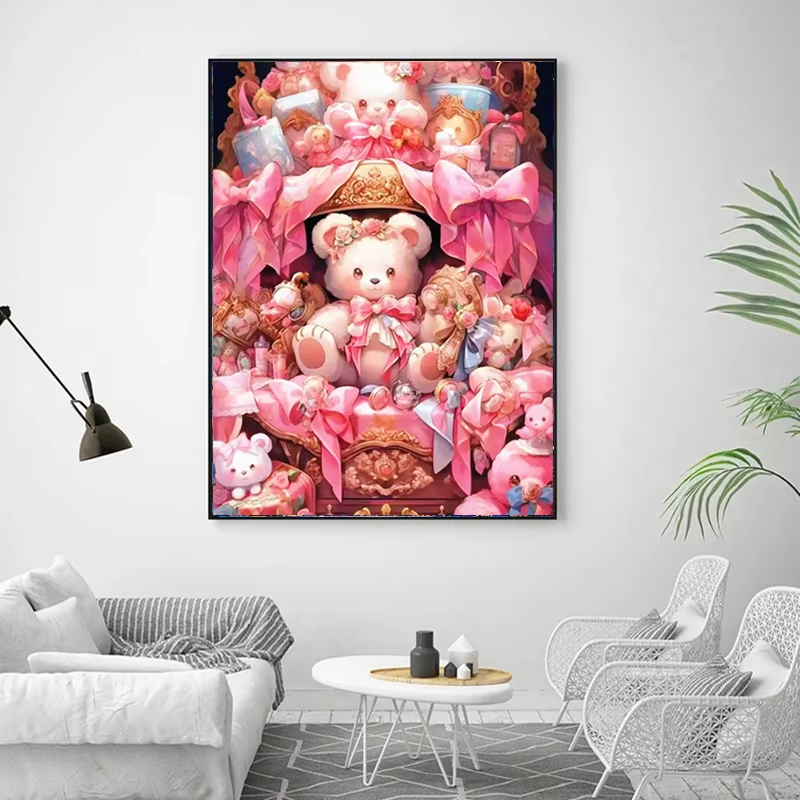 Photo Mosaic Print - DIY Diamond Painting Full Square Cartoon