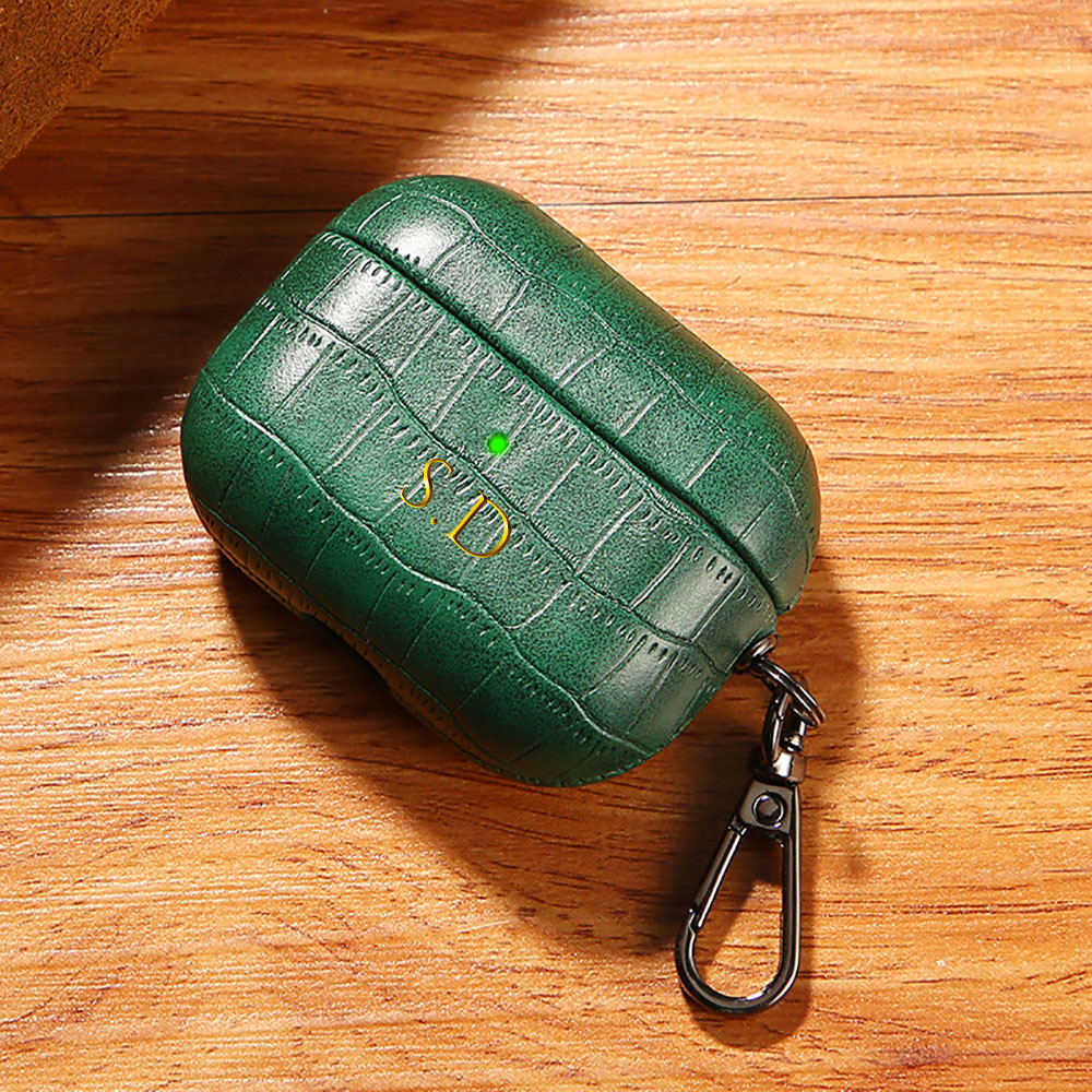 For Airpods 1 2 3 4 Pro 2 Luxu - Monogram Keychain Leather ulasan dan harga