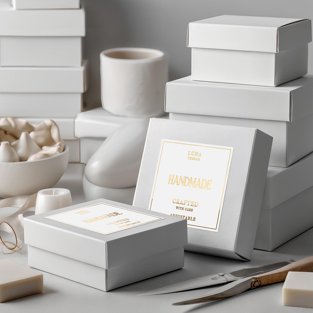 Custom 50pcs Candle Labels Vin - Personalised Candle Label ulasan dan harga