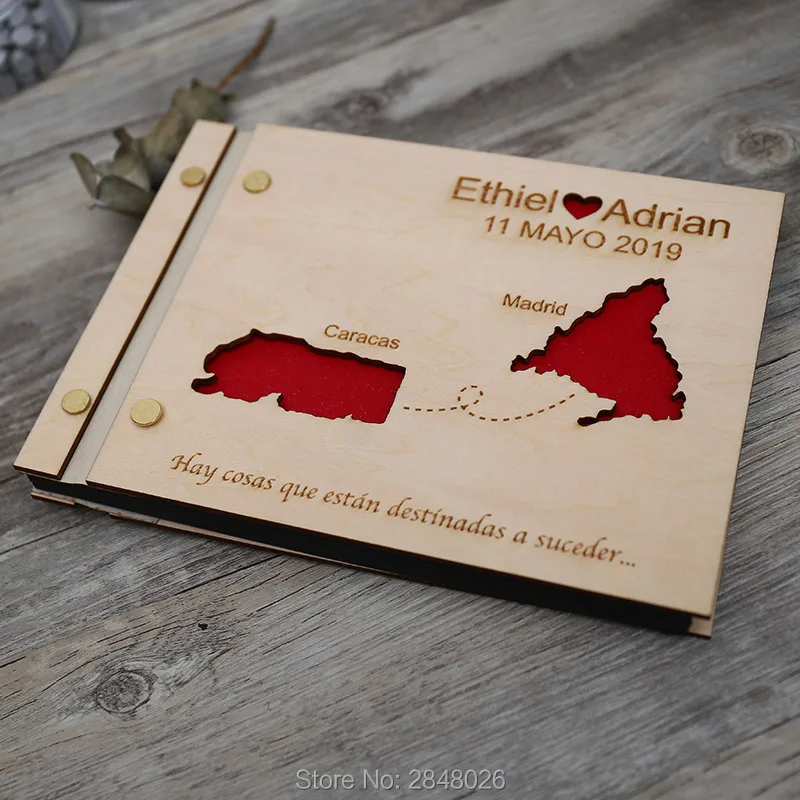 Map engraved wedding guestbook - Custom Star Map ulasan dan harga