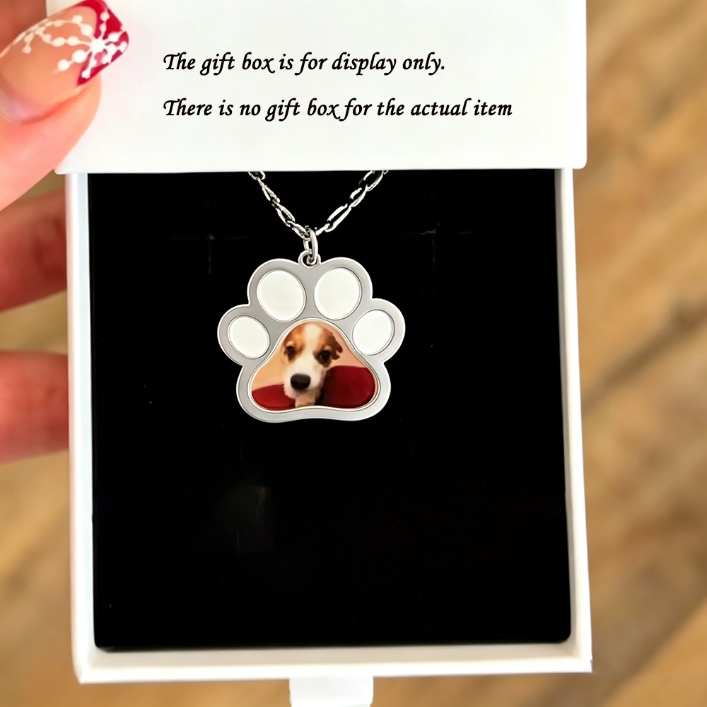 Personalized Pet Paw Colors Pr - Name Necklace Custom ulasan dan harga