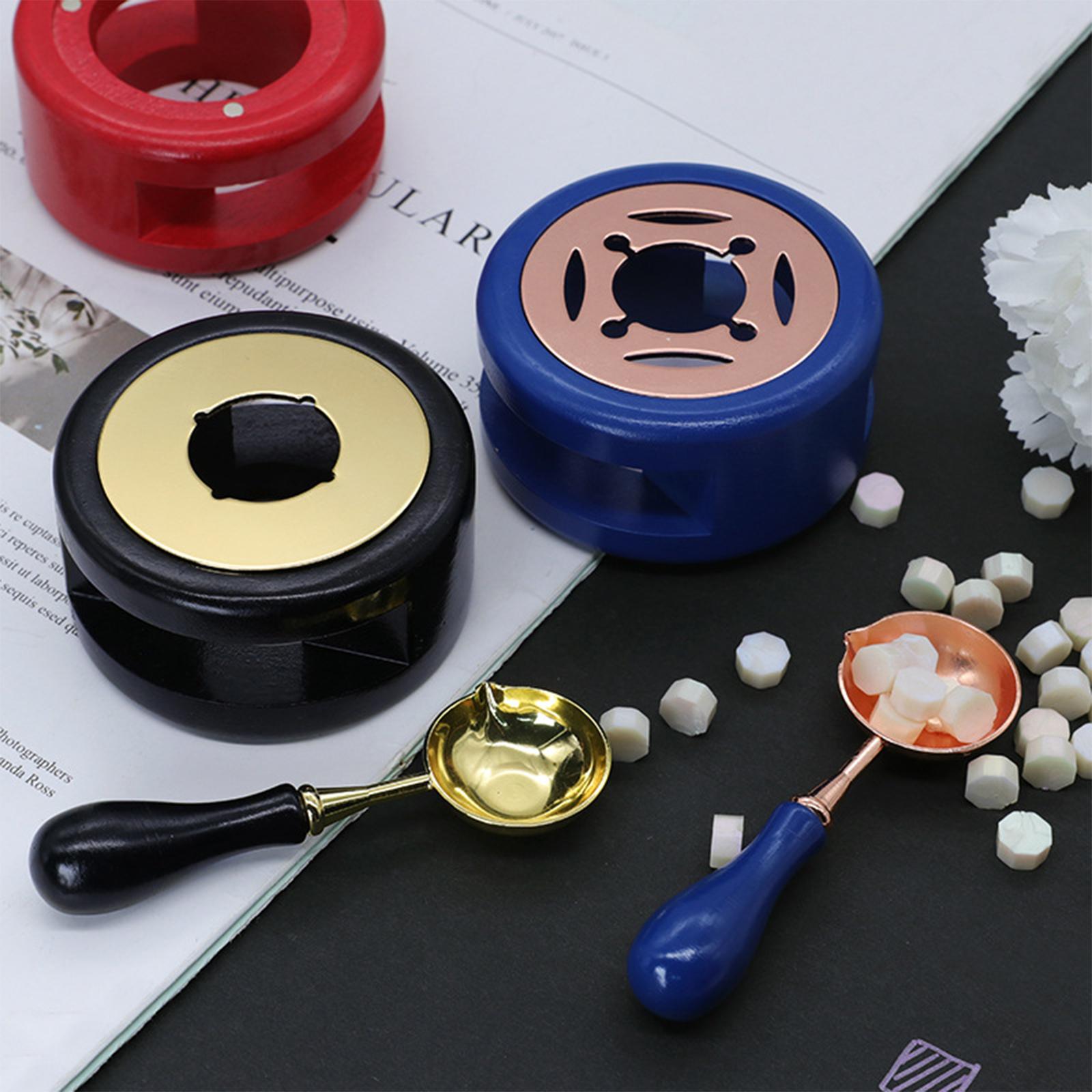 Wax Seal Warmer Copper Wood Me - Wax Seal Letter Kit ulasan dan harga