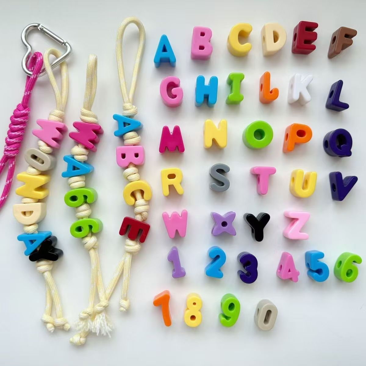 Custom Name Keyring 1-7 Letter - Initial Ring Custom ulasan dan harga