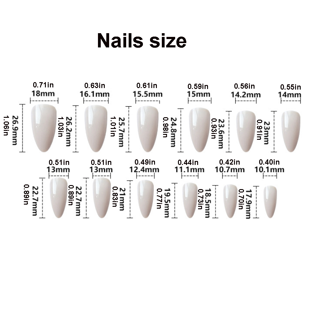 3D flowers fake nails with glo - Pressed Flower Art ulasan dan harga