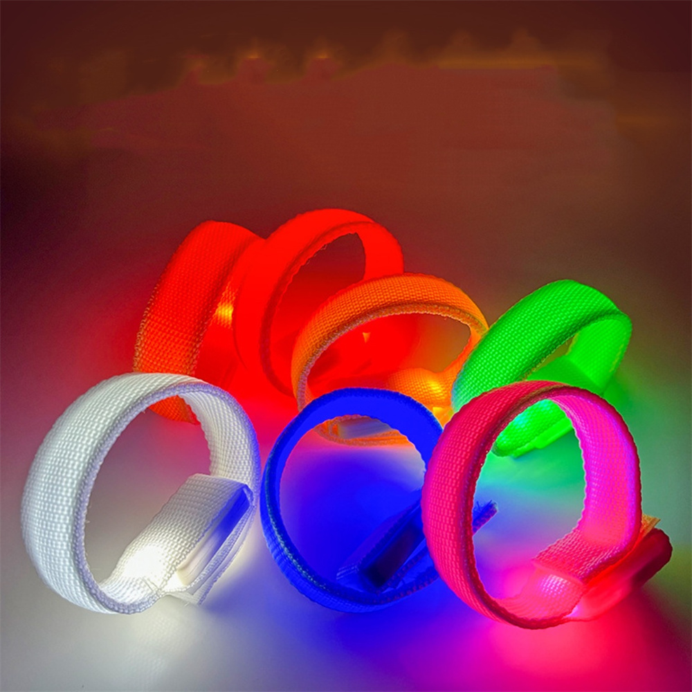 LED Reflective Bracelet Nylon  - Coordinates Bracelet ulasan dan harga
