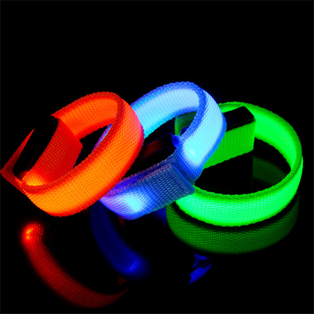 LED Reflective Bracelet Nylon  - Coordinates Bracelet ulasan dan harga