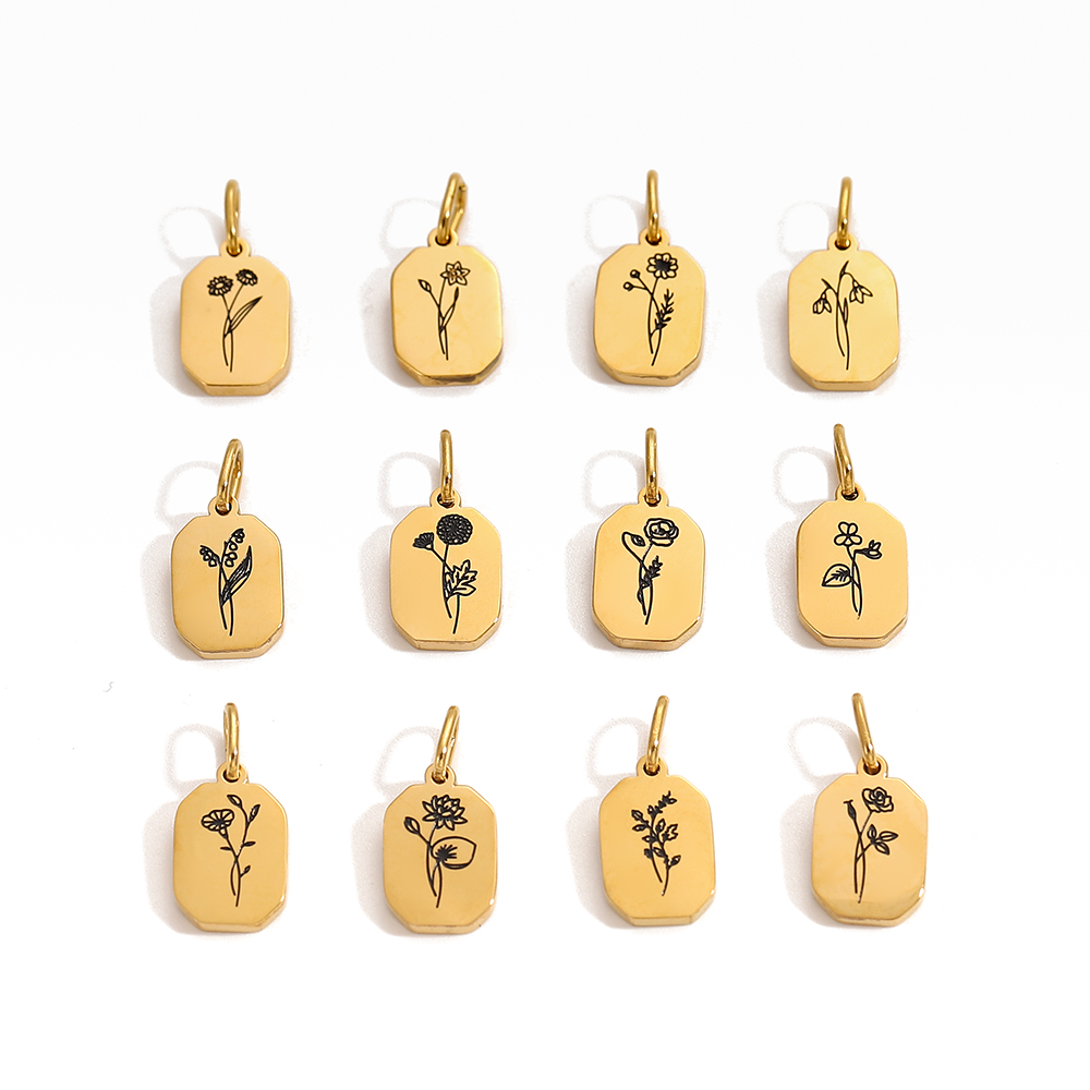 Chic Hot Sale Birth Month Crys - Birth Flower Necklace ulasan dan harga