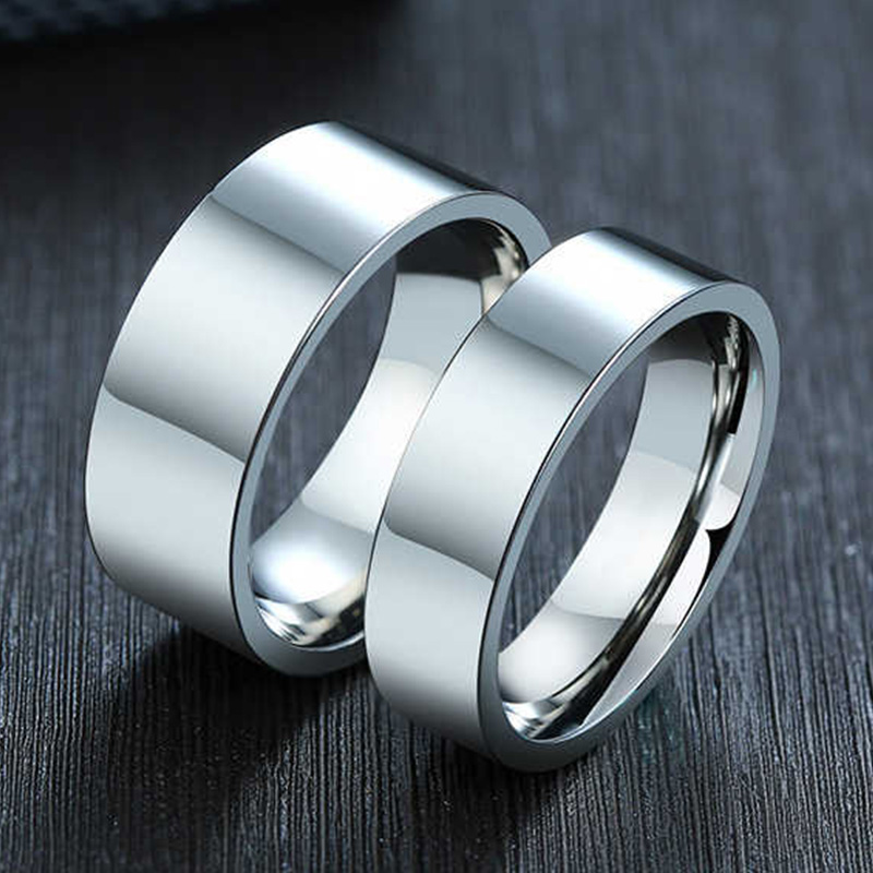 3/4/6/8mm Wide Stainless Steel - Initial Ring Custom ulasan dan harga