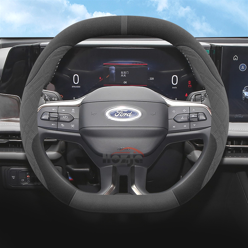 Suede Car Steering Wheel Cover - Custom Map Poster ulasan dan harga