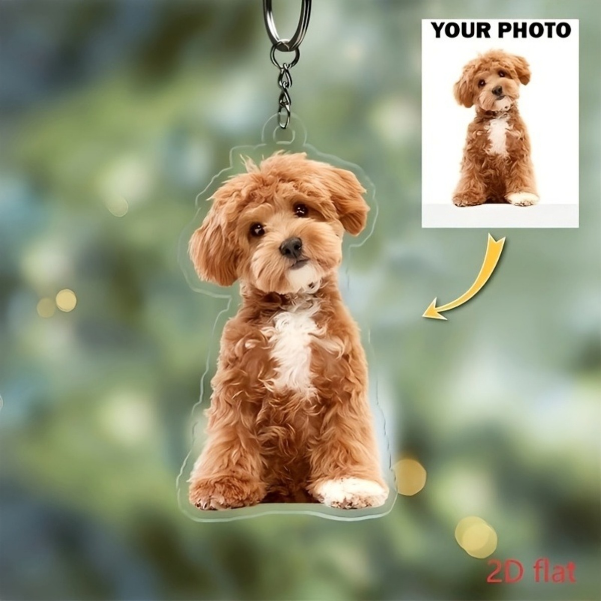 Custom Photo Keychain – Person - Pet Portrait Custom ulasan dan harga