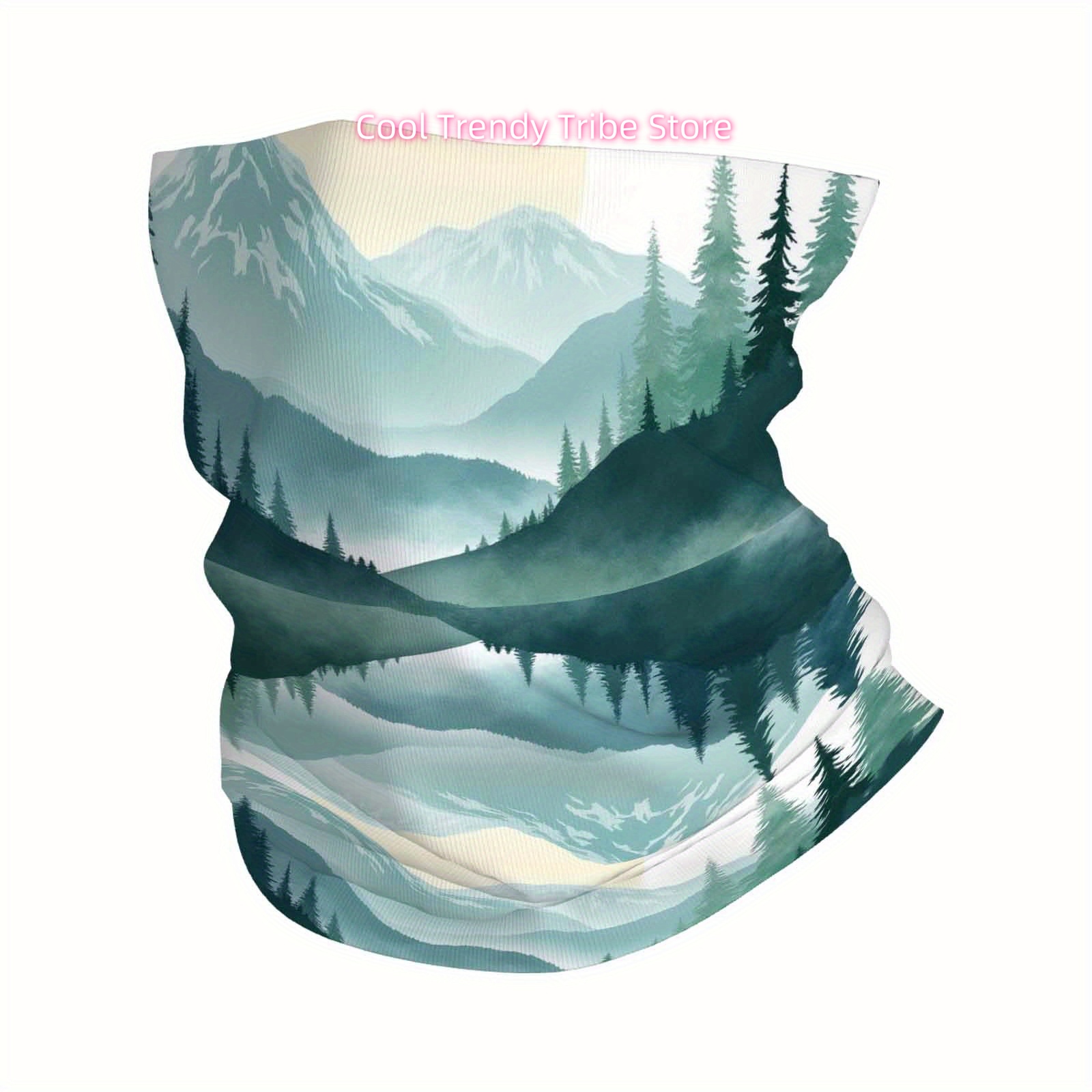 Mountains, Trees, Reflection M - Family Tree Print ulasan dan harga