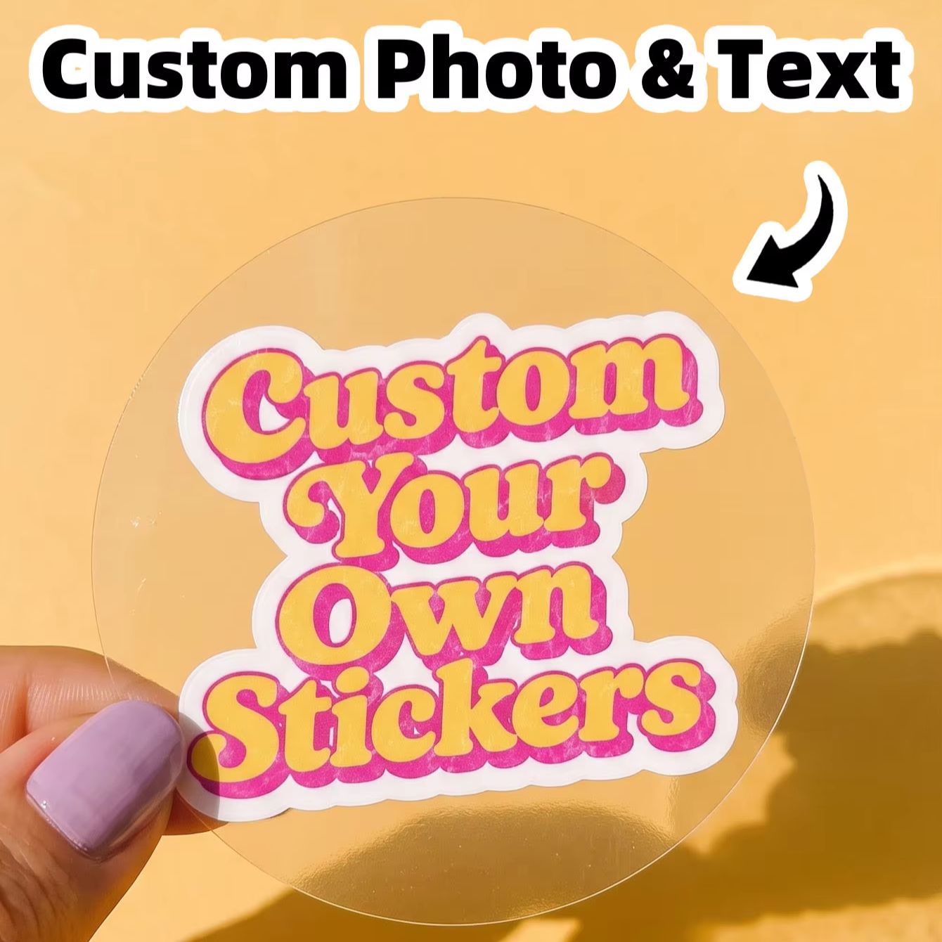 1-180Pcs Transparent Waterproo - Personalised Candle Label ulasan dan harga