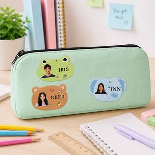 Customized Photo Name Stickers - Custom Photo Book ulasan dan harga