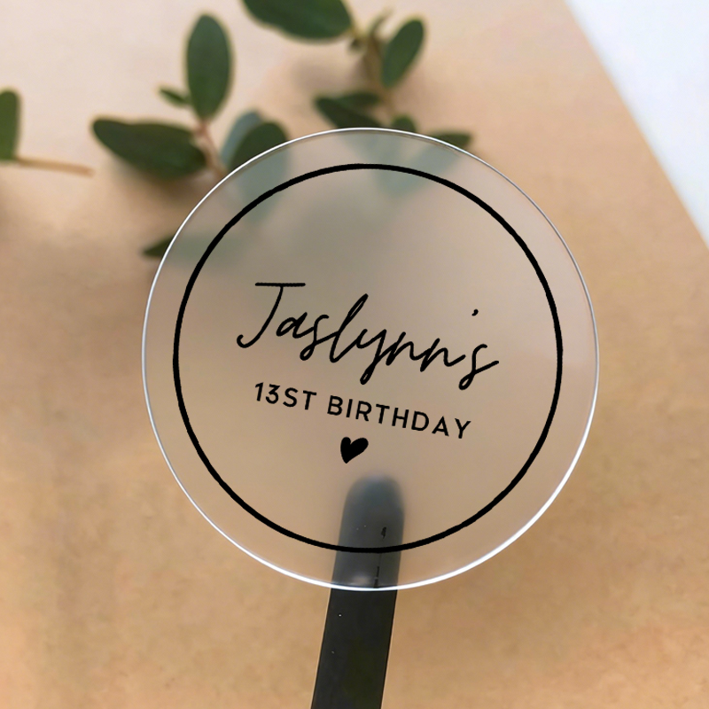 50PCS Personalized Birthday St - Personalised Candle Label ulasan dan harga