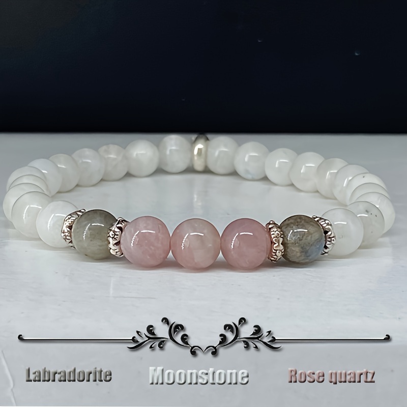 1pc/Moonstone, Labradorite and - Coordinates Bracelet ulasan dan harga