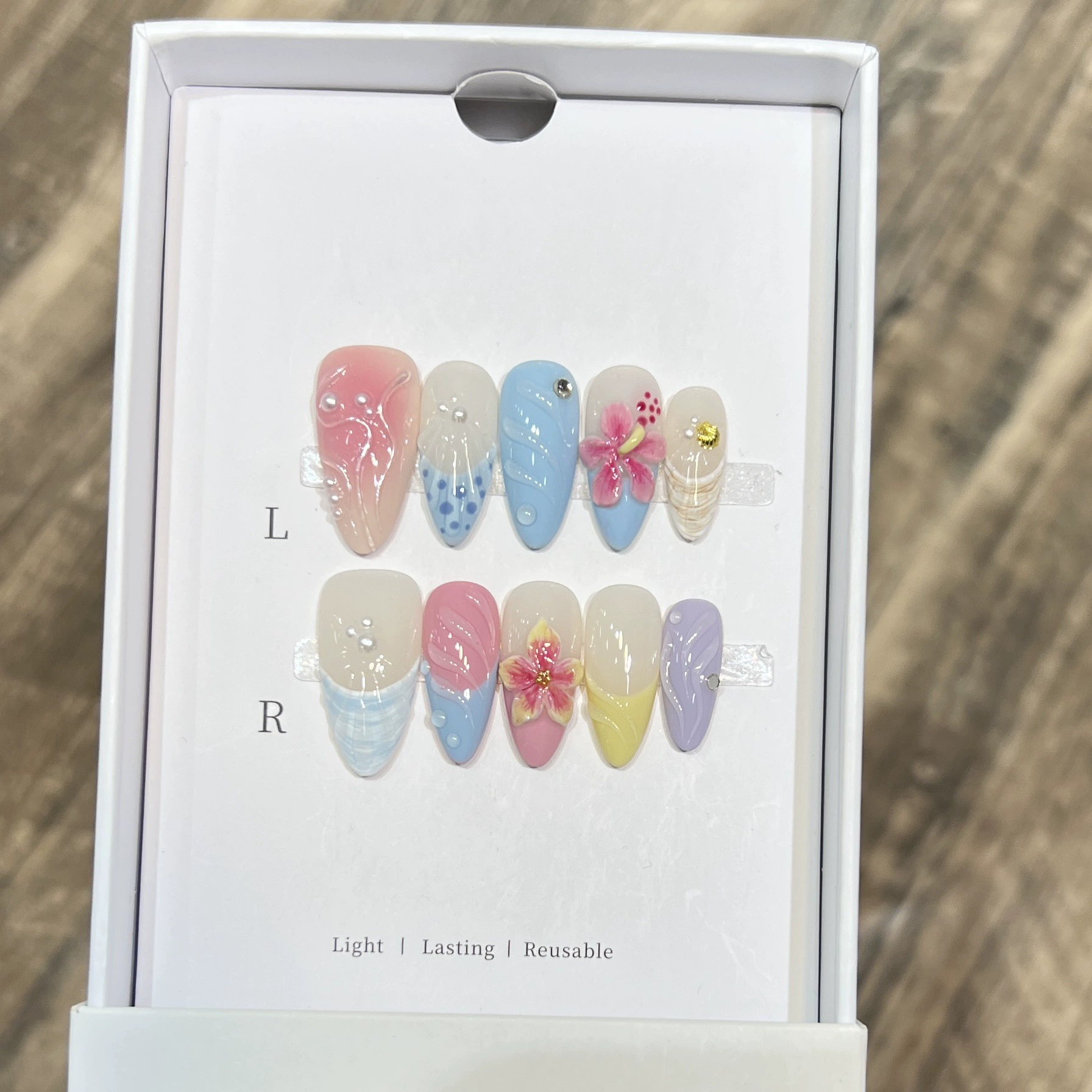 10Pcs Milky Nude Gentle Handma - Pressed Flower Art ulasan dan harga