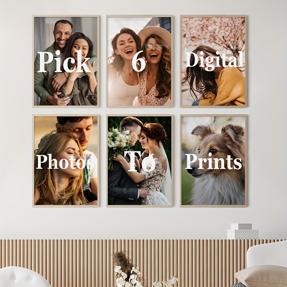 6pcs/set Custom Canvas Prints  - Pet Portrait Custom ulasan dan harga