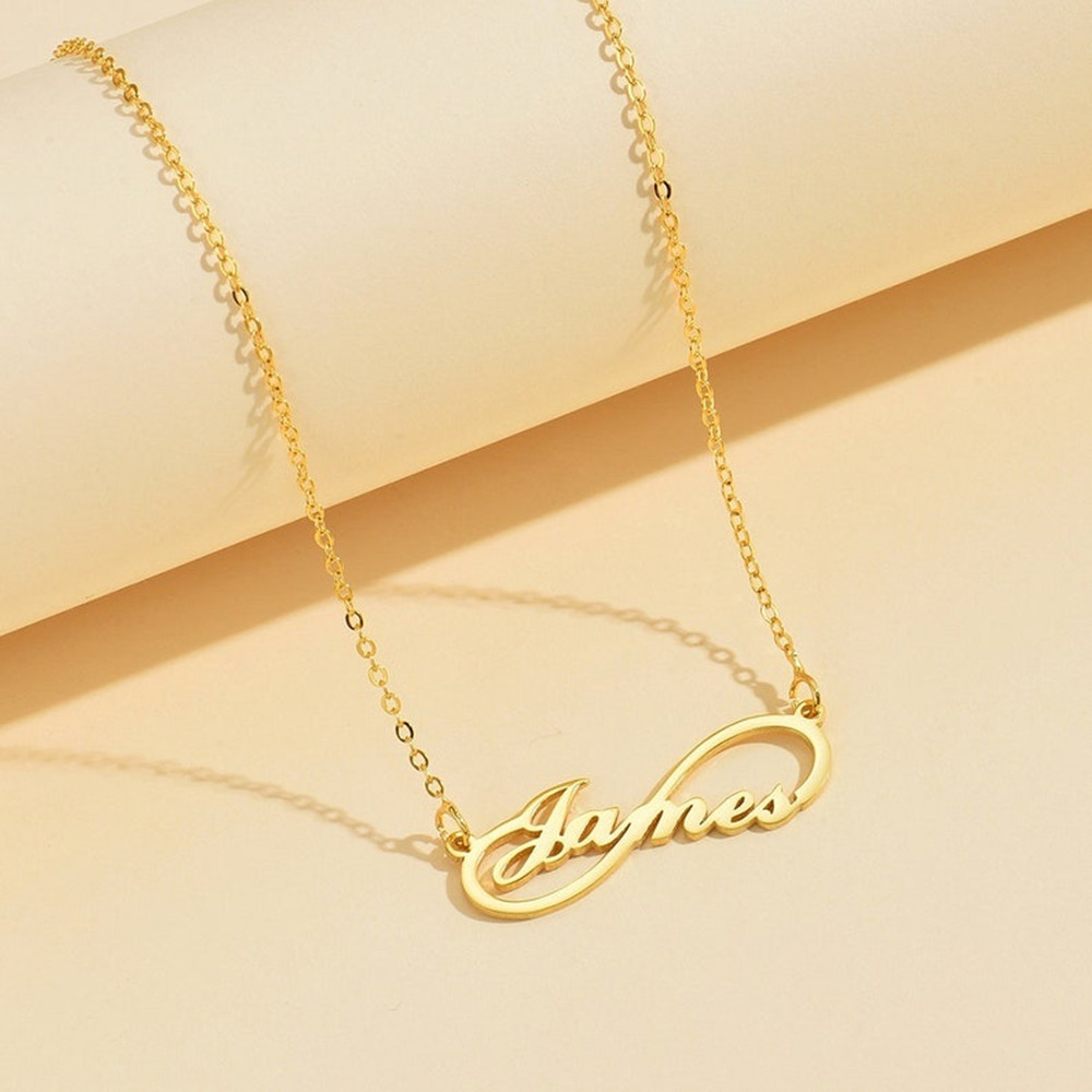 Custom Infinity Name Necklace  - Birth Flower Necklace ulasan dan harga
